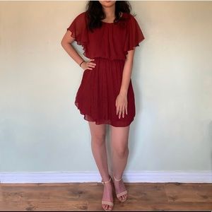 Wine Red Dress